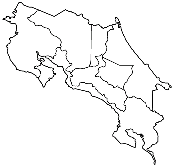 Geografie Si Harti Costa Rica